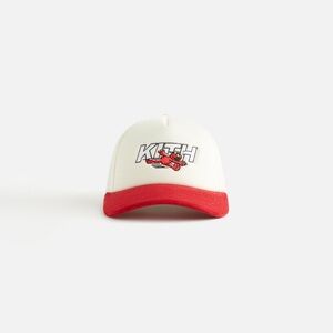 Kith Kids for Sesame Street Elmo Trucker Hat Cap Sandrift One Size / Adjustable